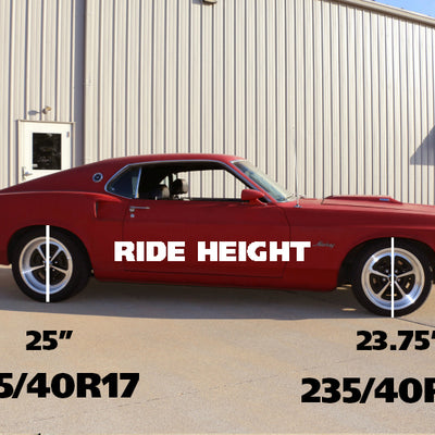 Ridetech 67-70 Ford Mustang Small Block StreetGRIP Lowering Coil Springs Dual Rate Front Pair