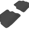 3D MAXpider 2007-2013 BMW 3 Series E92 Kagu 2nd Row Floormats - Black