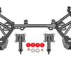 BMR 93-02 4th Gen F-Body K-member Low Mount Turbo LS1 Motor Mounts Standard Rack Mounts - Black