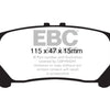 EBC 10+ Lexus RX350 3.5 (Japan) Extra Duty Rear Brake Pads