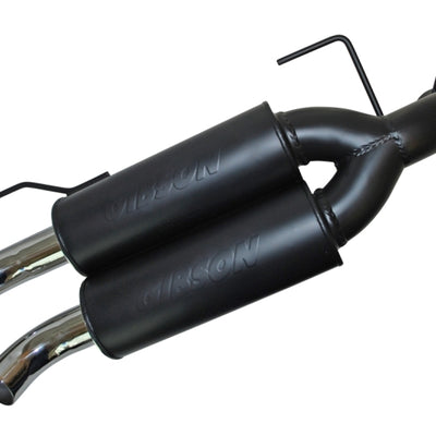 Gibson 11-13 Polaris Ranger RZR XP 900 Base Dual Exhaust - Black Ceramic