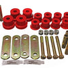 Energy Suspension 67-81 Chevrolet Camaro Red Heavy Duty Shackle Set (Includes Hardware)