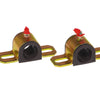 Prothane Universal Greasable Sway Bar Bushings - 1in - Type A Bracket - Black