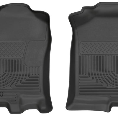 Husky Liners 07-10 Ford Expedition / Lincoln Navigator WeatherBeater Black Front Floor Liners
