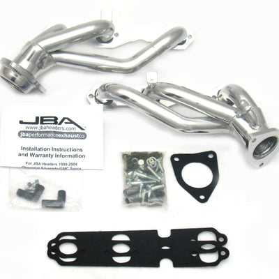 JBA 99-02 GM Truck 4.3L V6 w/o A.I.R. Injection 1-1/2in Primary Silver Ctd Cat4Ward Header