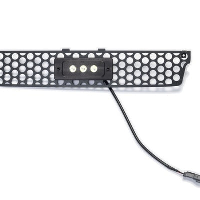 Putco 15-19 GMC Sierra HD SS Black Punch Bumper Grille Insert w/Flush 6in Luminix Lightbar