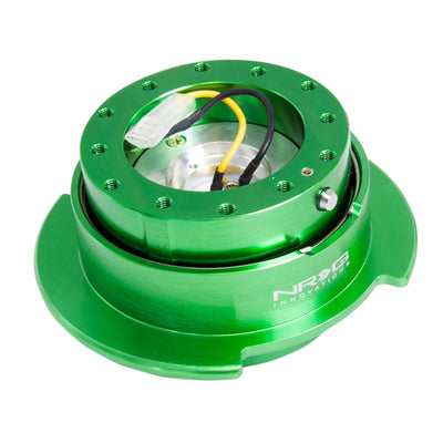 NRG Quick Release Kit Gen 2.5 - Green Body / Titanium Chrome Ring