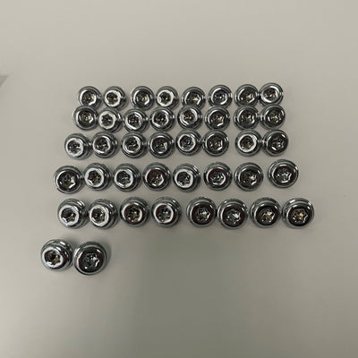 EGR Injection Molded Chrome Push In Bolt Kit