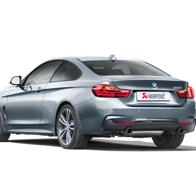 Akrapovic 16-17 BMW 340i (F30 F31) Evolution Line Cat Back (SS) w/ Carbon Tips (Req. Link Pipe)