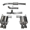 Corsa 2015-2021 Subaru WRX Cat Back Exhaust Polished Quad 3.5in Tips Sport