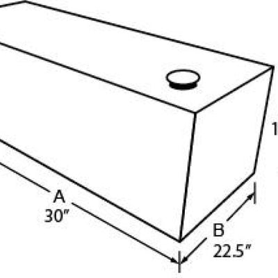 Tradesman Steel Rectangular Liquid Storage Tank - White