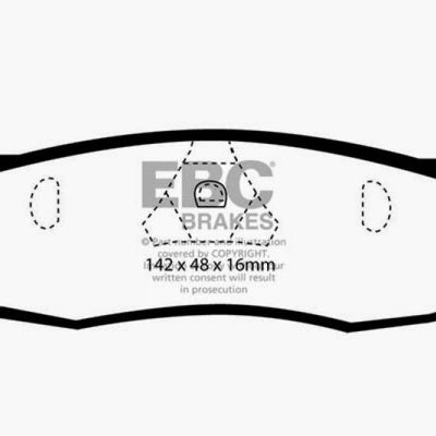 EBC 97-99 Ford Expedition 4.6 2WD Yellowstuff Rear Brake Pads