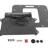 Kentrol 07-09 Jeep Wrangler JK BackSide License Plate Mount with LEDs - Textured Black