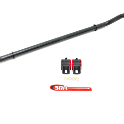 BMR 10-12 5th Gen Camaro Front Hollow 29mm Adj. Sway Bar Kit w/ Bushings - Black Hammertone
