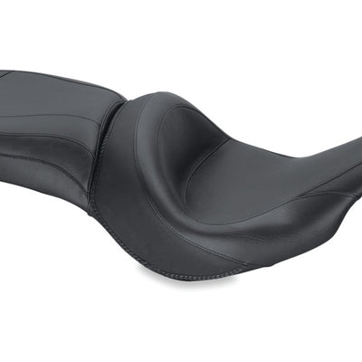 Mustang 11-19 Kawasaki Vulcan 1700 Vaquero Standard Touring 1PC Seat - Black