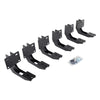 Go Rhino 19-22 Ram 1500 Crew Cab 4DR Mounting Brackets (V-Series V3/RB10 Slim/RB20 Slim) - Tex. Blk