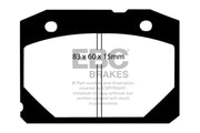 EBC 2018+ Jeep Wrangler (JL) Ultimax Rear Brake Pads