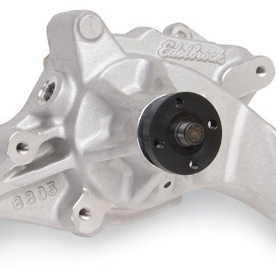 Edelbrock Water Pump High Performance Ford 1965-76 FE V8 Engines Standard Length Satin Finish