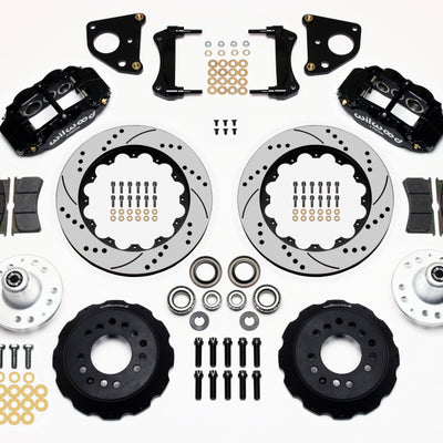 Wilwood Narrow Superlite 6R Front Hub Kit 14.00in Drilled 62-72 CDP B & E Body-Drum