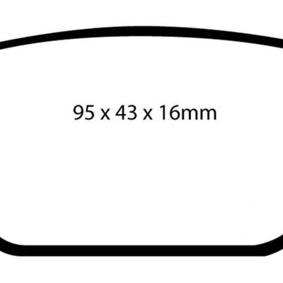 EBC 06+ Volvo S80 3.2 (300mm Front Rotors) Redstuff Rear Brake Pads