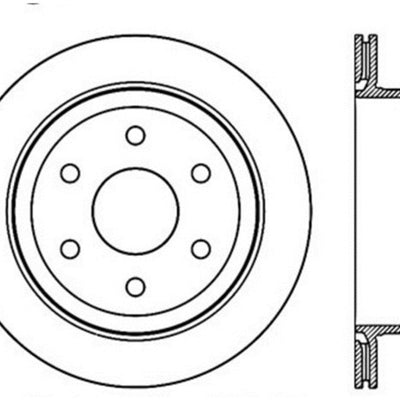 StopTech Slotted & Drilled Sport Brake Rotor