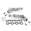 BBK 79-93 Mustang 351 Swap Shorty Unequal Length Exhaust Headers - 1-5/8 Silver Ceramic