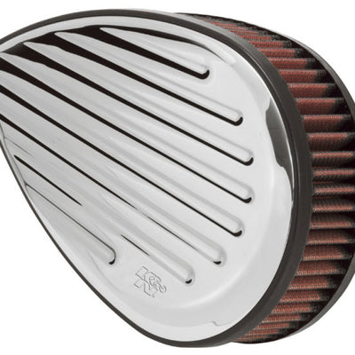 K&N H/D Sportster Filter Kit Teardrop Grooved Intake System