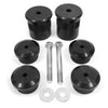 BMR 15-18 Dodge Challenger Aluminum Differential Mount Housing Bushing Kit - Black Anodized