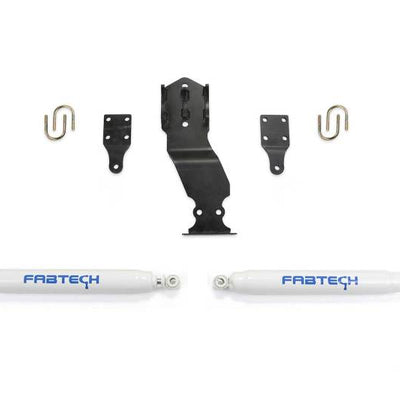 Fabtech 17-20 Ford Superduty 4WD Performance Dual Steering Stabilizer Kit