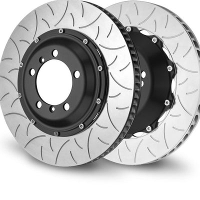 Brembo 04-06 CaRearera GT Rear 2-Piece Discs 380x34 2pc Rotor Slotted Type-3