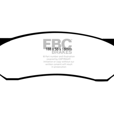 EBC 04-06 Dodge Durango 3.7 Ultimax2 Front Brake Pads