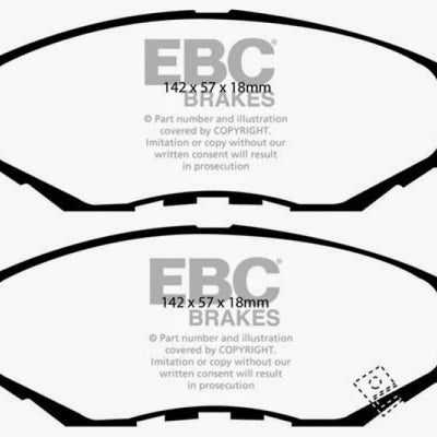 EBC 13-15 Acura ILX 1.5 Hybrid Ultimax2 Front Brake Pads