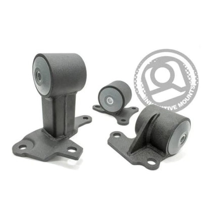 Innovative 94-97 Accord H-Series Black Steel Mounts 95A Bushings