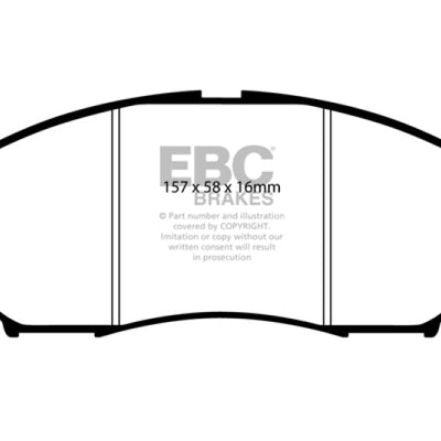 EBC 06-09 Infiniti FX35 3.5 Greenstuff Front Brake Pads