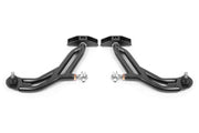 BMR 10-14 Ford Mustang Adj. Lower A-Arms w/ Delrin/Rod End / 18mm Tall Ball Joint - Black Hammertone