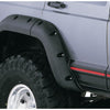 Bushwacker 84-01 Jeep Cherokee Cutout Style Flares 2pc Fits 4-Door Sport Utility Only - Black