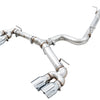 AWE Tuning MK7.5 Golf R Track Edition Exhaust w/Chrome Silver Tips 102mm