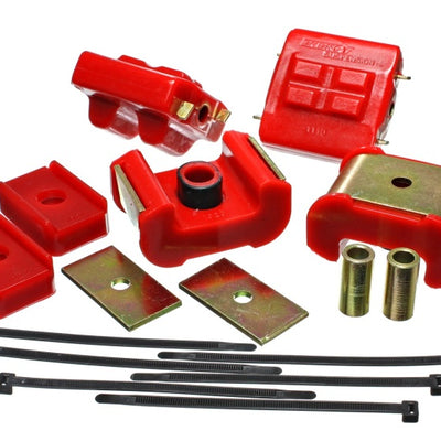 Energy Suspension Gm Complete Engine & Trans Mnt - Red