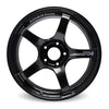 Advan TC4 16x8.0 +38 4-100 Black Gunmetallic Wheel (No Ring)