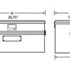 Tradesman Aluminum Flush Mount Truck Tool Box (36in.) - Brite