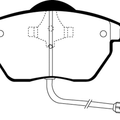 EBC 92-94 Audi 100 2.8 Ultimax2 Front Brake Pads
