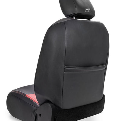 PRP 2018+ Jeep Wrangler JL/2 door/ Non-Rubicon  Front Seat Covers (Pair) - Black/Tan