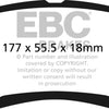 EBC 05-07 Ford F250 (inc Super Duty) 5.4 (2WD) Ultimax2 Rear Brake Pads