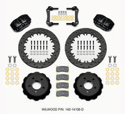 Wilwood Dynapro Radial Rear Drag Kit 12.90in Drilled 15-23 Mustang