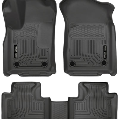 Husky Liners 16-22 Dodge Durango Weatherbeater Black Front & 2nd Seat Floor Liners