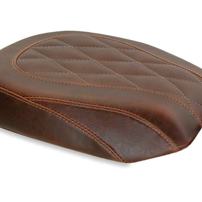 Mustang 06-17 Harley Softail Wide Tire (200mm)Wide Tripper Passenger Seat - Distressed Brown