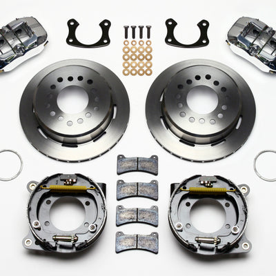 Wilwood Dynapro Low-Profile 11.00in P-Brake Kit-Polish New Big Ford 2.50in Offset