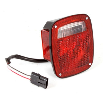 Omix Tail Light Black Housing LH 87-90 Jeep Wrangler