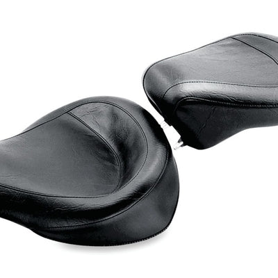 Mustang 58-84 Harley FX/FL Wide Touring Passenger Seat - Black