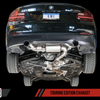 AWE Tuning BMW F22 M235i / M240i Touring Edition Axle-Back Exhaust - Chrome Silver Tips (90mm)